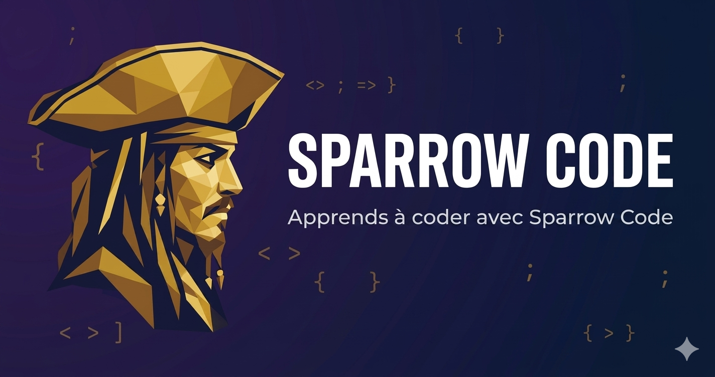 Sparrow Code — Apprends à coder avec une IA mentor